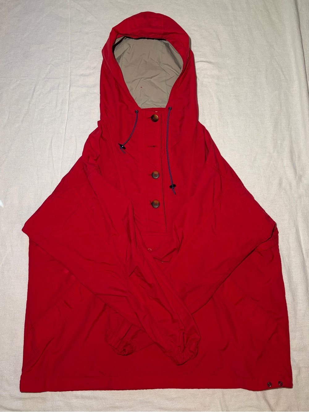 Vintage Columbia Sportswear Red Anorak Pullover Jacket - Women's Medium
